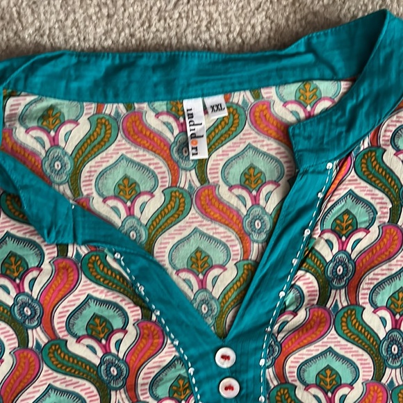 Peach kurta - Picture 2 of 2